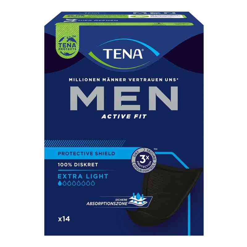 Tena Men Active Fit Extra Light Inkontinenz Einlagen 8X14 stk von Essity Germany GmbH PZN 17981700