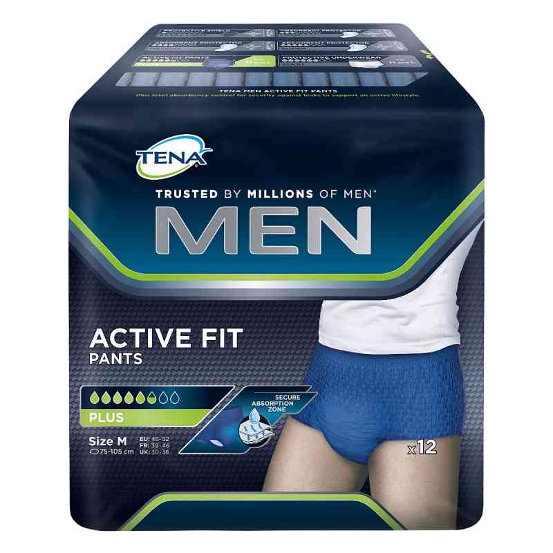 Tena Men Active Fit Pants Plus M 4X12 stk von Essity Germany GmbH PZN 12739940