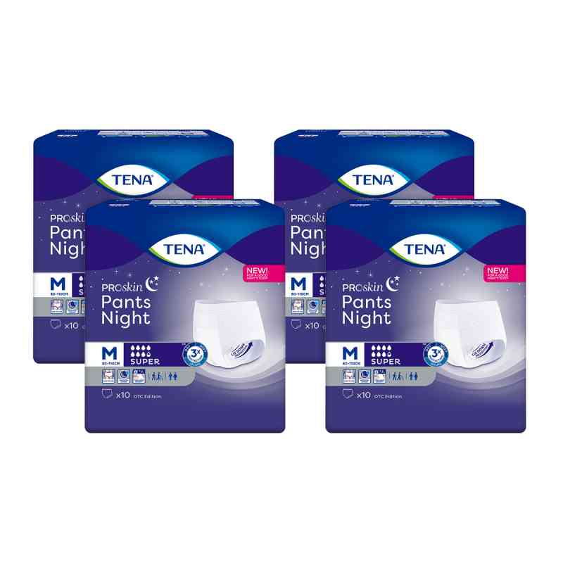 Tena Pants night super M Einweghose 4X10 stk von Essity Germany GmbH PZN 16395124