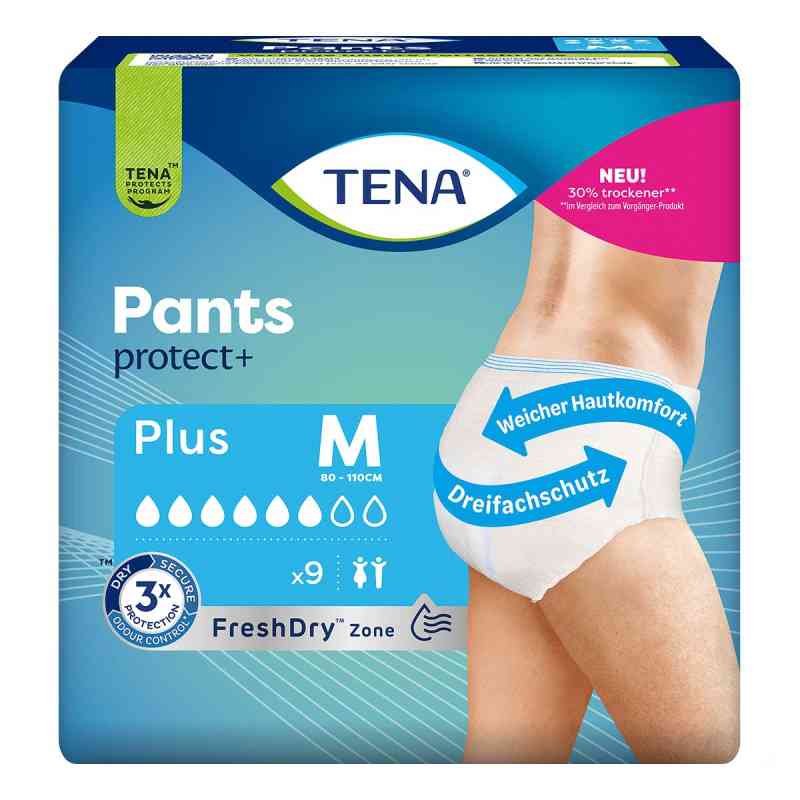 Tena Pants Plus medium Confiofit Einweghose 9 stk von Essity Germany GmbH PZN 07515150