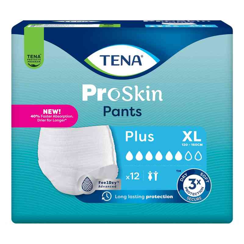 Tena Pants plus Xl Einweghose 12 stk von Essity Germany GmbH PZN 15822328