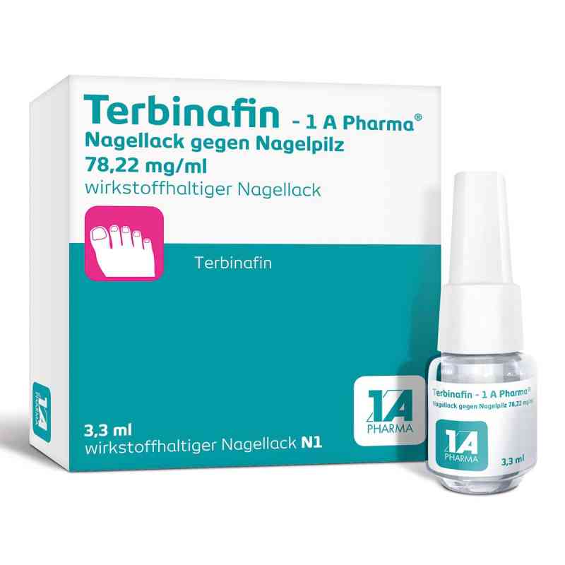 Terbinafin - 1 A Pharma® Nagellack gegen Nagelpilz 78,22 mg/ml 3.3 ml von 1 A Pharma GmbH PZN 16874327