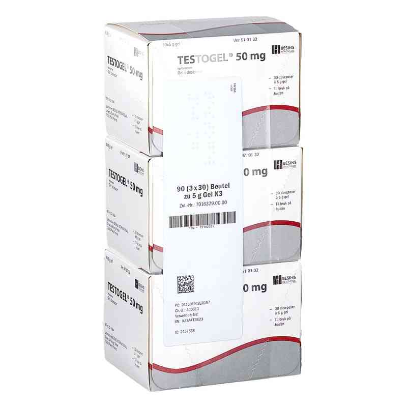 Testogel 50 Mg Transdermales Gel Im Beutel 3X30 stk von EMRA-MED Arzneimittel GmbH PZN 19182015