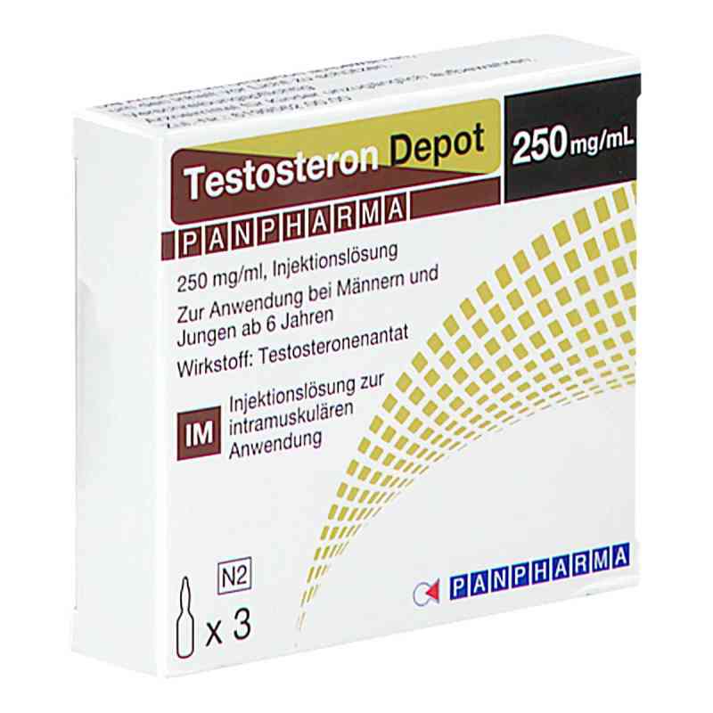 Testosteron Depot Panpharma 250 mg/ml iniecto -l.amp. 3X1 ml von Panpharma GmbH PZN 16200379