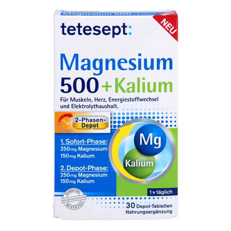 Tetesept Magnesium 500+Kalium Tabletten 30 stk von Merz Consumer Care GmbH PZN 13835077