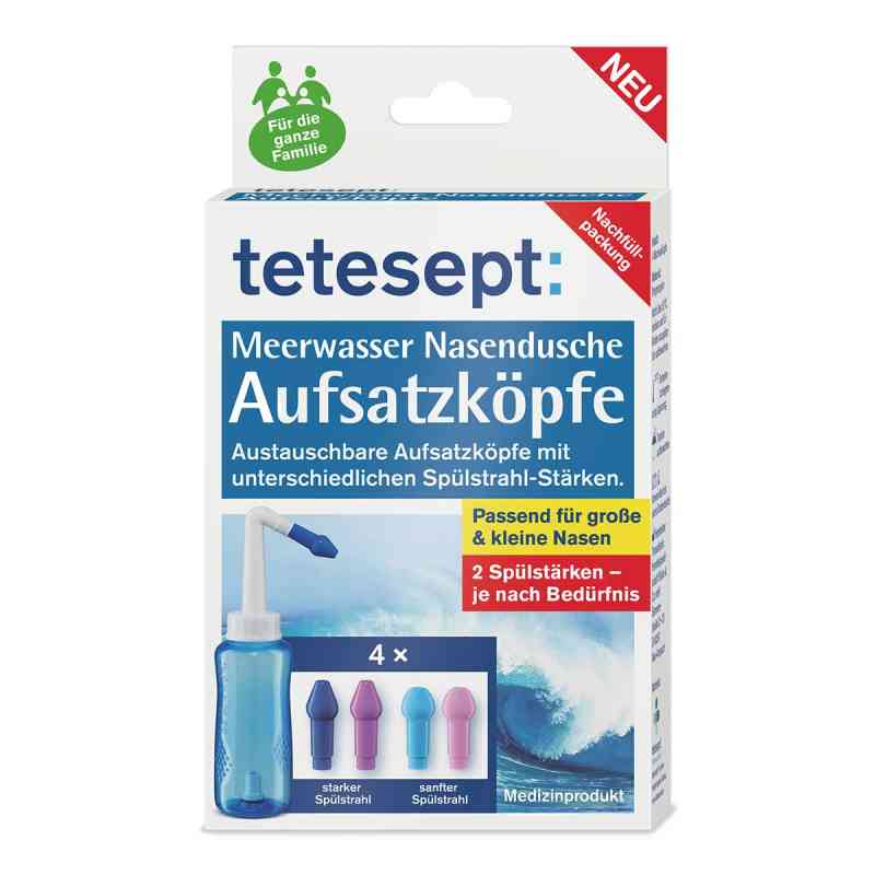 Tetesept Nasendusche Aufsatzköpfe 4 stk von Merz Consumer Care GmbH PZN 17370698