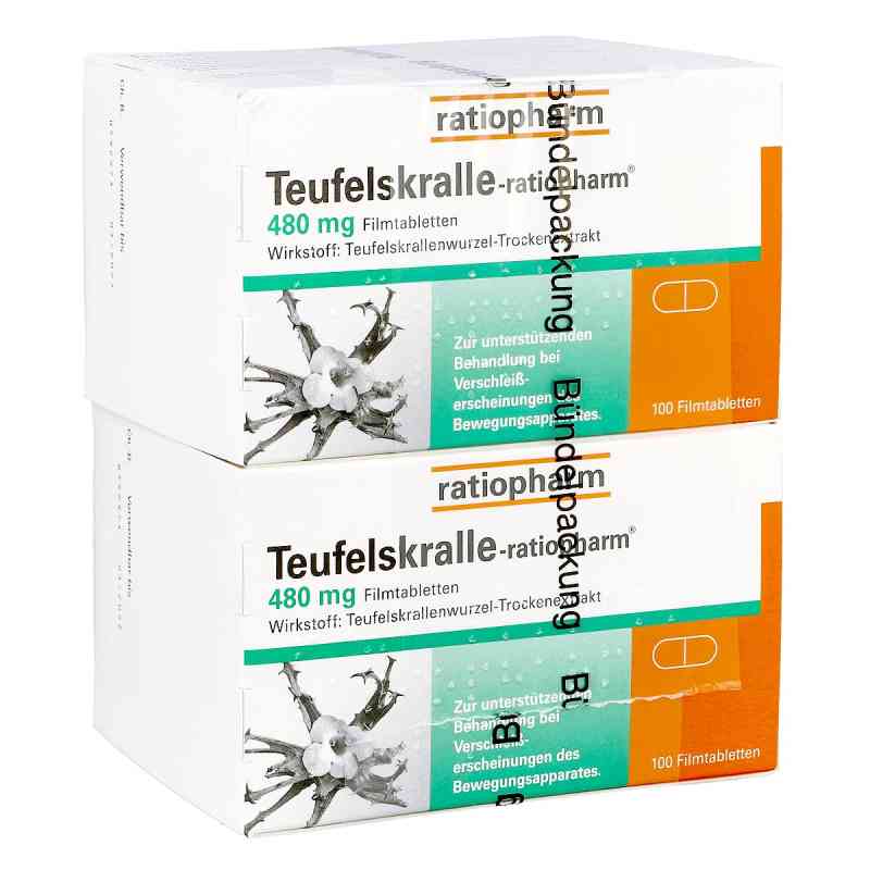 Teufelskralle ratiopharm - bei Gelenkschmerz 200 stk von ratiopharm GmbH PZN 02940747