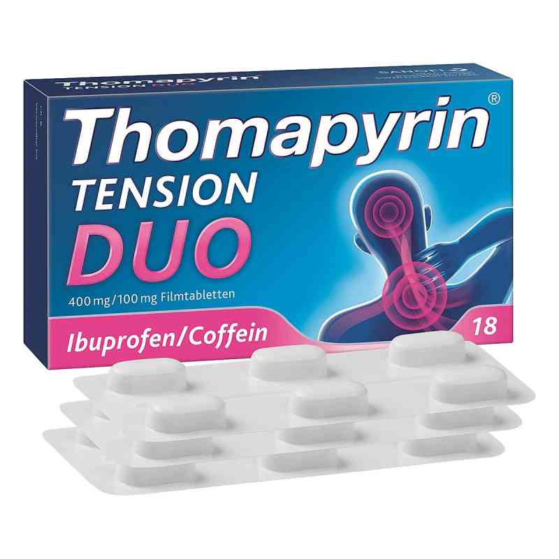 Thomapyrin TENSION DUO 400mg/100mg mit Coffein & Ibuprofen 18 stk von A. Nattermann & Cie GmbH PZN 15420191