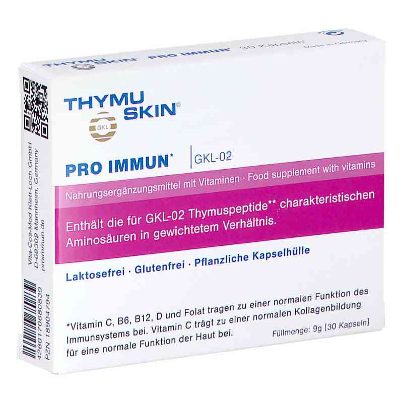 Thymuskin Pro Immun Kapseln 30 stk von Vita-Cos-Med Klett-Loch GmbH PZN 18904794