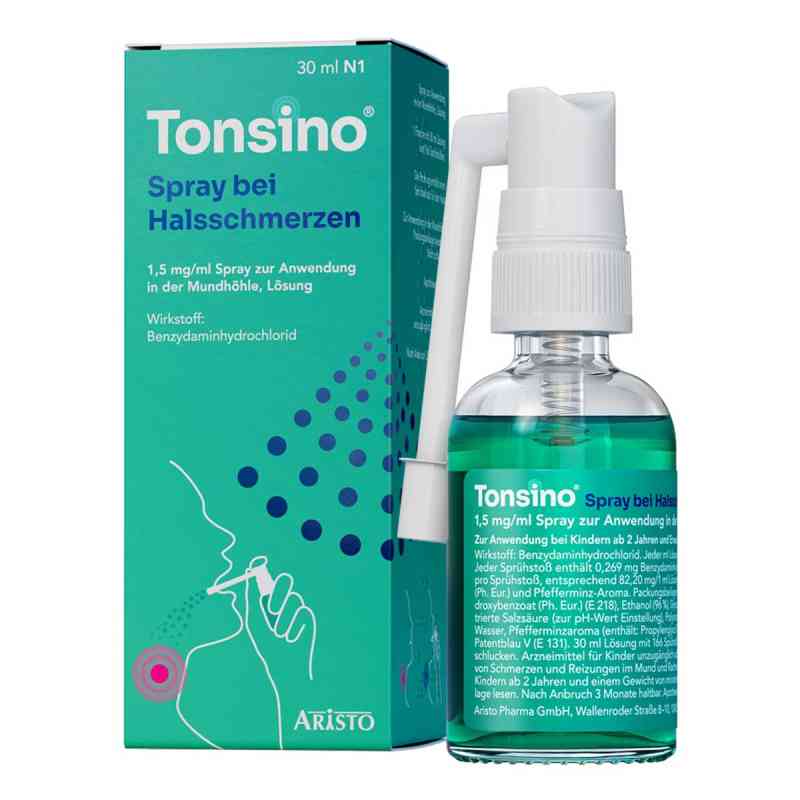 Tonsino® Spray bei Halsschmerzen 30 ml von Aristo Pharma GmbH PZN 19130001
