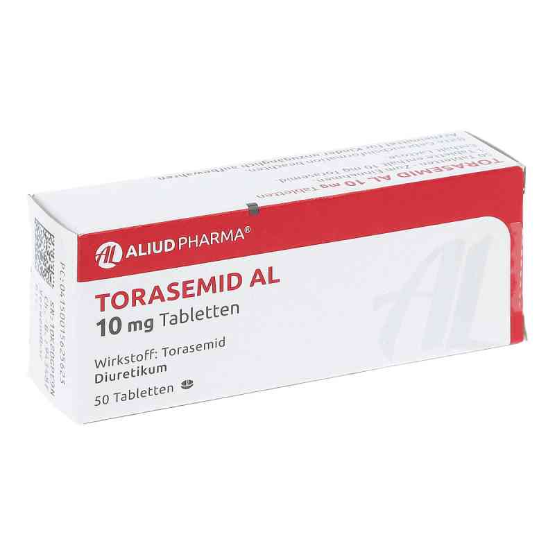 Torasemid Al 10 mg Tabletten 50 stk von ALIUD Pharma GmbH PZN 01562562