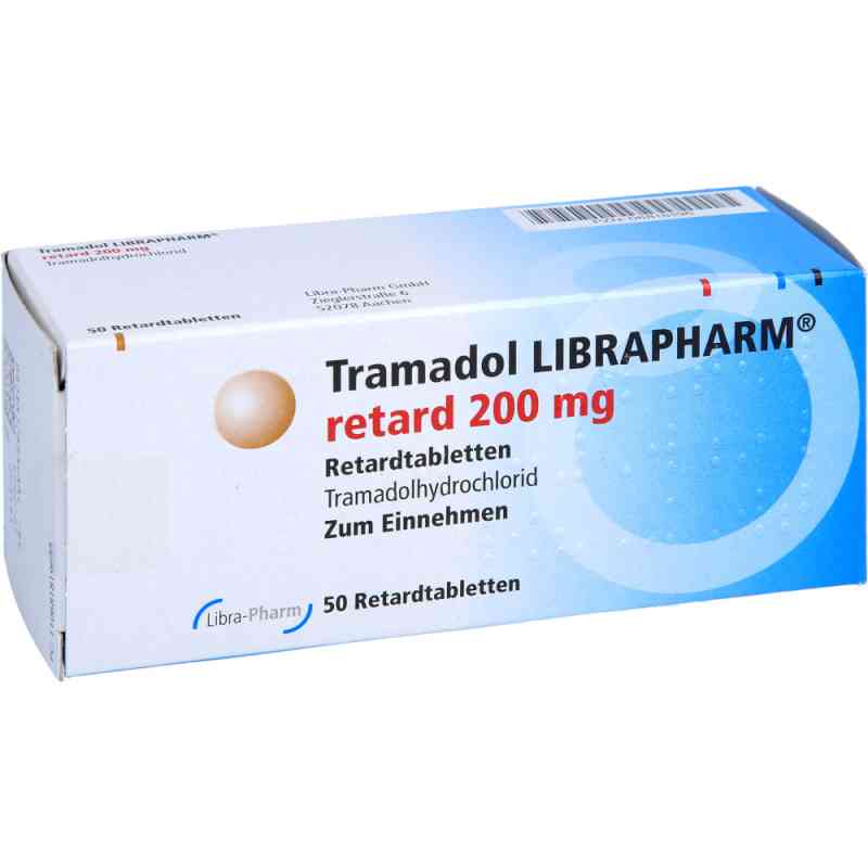 Tramadol LIBRAPHARM retard 200mg 50 stk von Libra-Pharm GmbH PZN 06818196