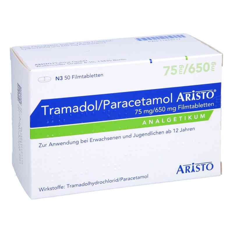 Tramadol/paracetamol Aristo 75mg/650mg Filmtabletten 50 stk von Aristo Pharma GmbH PZN 11242717