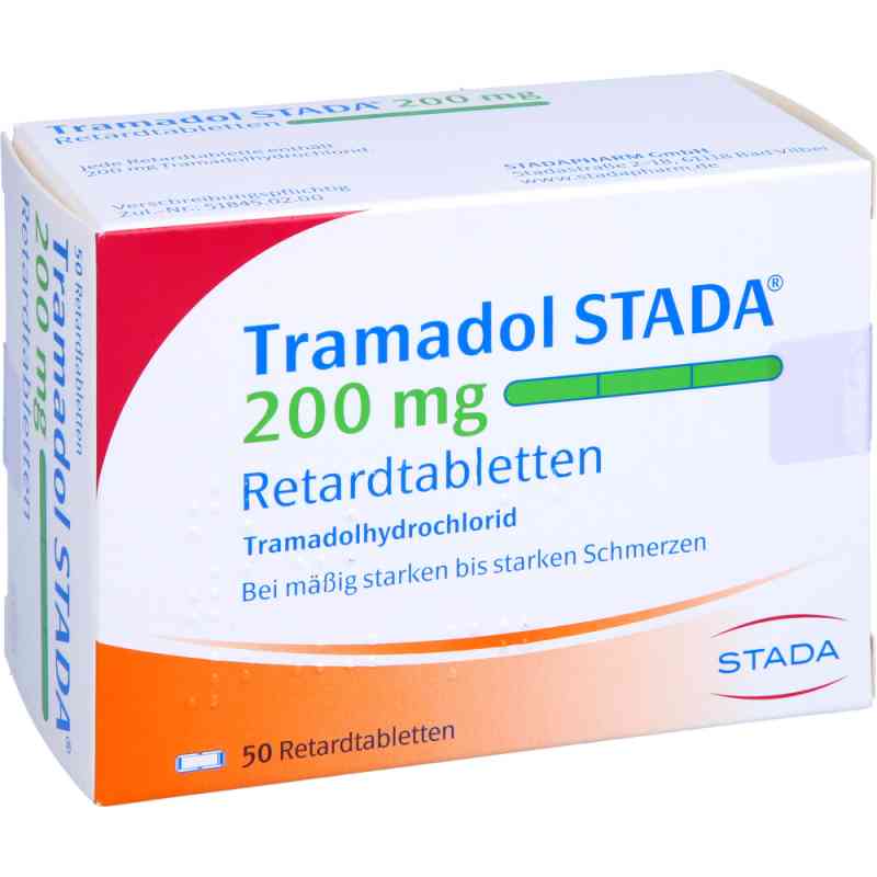 Tramadol STADA 200mg 50 stk von STADAPHARM GmbH PZN 02186670