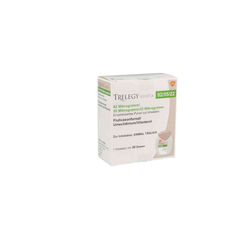 Trelegy Ellipta 92 [my]g/55 [my]g/22 [my]g Dosis 3 1 stk von GlaxoSmithKline GmbH & Co. KG PZN 13571589