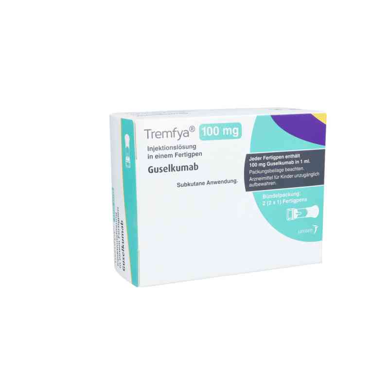 Tremfya 100 mg Injektionslösung in einem Fertigpen 2 stk von JANSSEN-CILAG GmbH PZN 14357355
