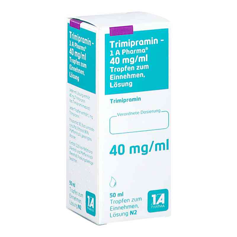 Trimipramin-1a Pharma 40 mg/ml Tropfen zum Einnehmen 50 ml von 1 A Pharma GmbH PZN 15436298