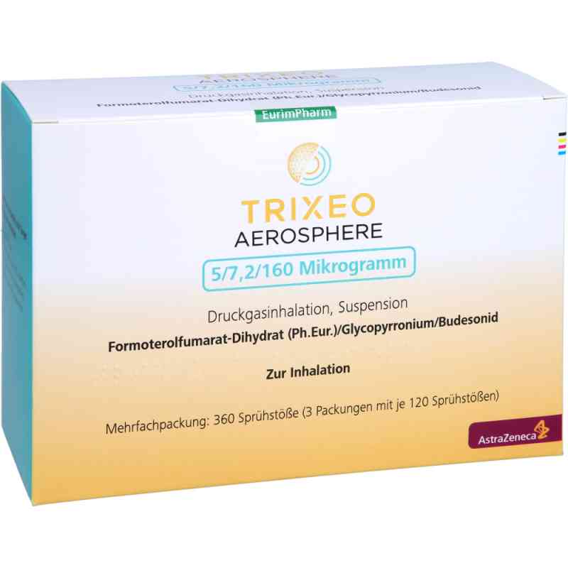 Trixeo Aerosphere 5/7,2/160μg Druckgasinh.120ed 3 stk
