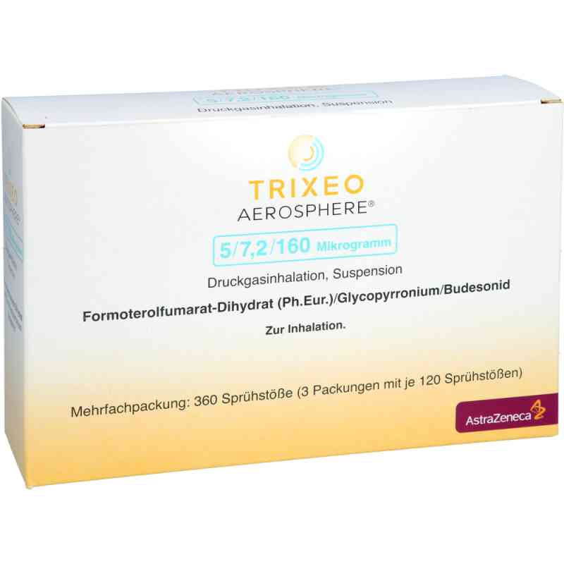 Trixeo Aerosphere 5/7,2/160μg Druckgasinh.120ed 3 stk von CC Pharma GmbH PZN 18378408