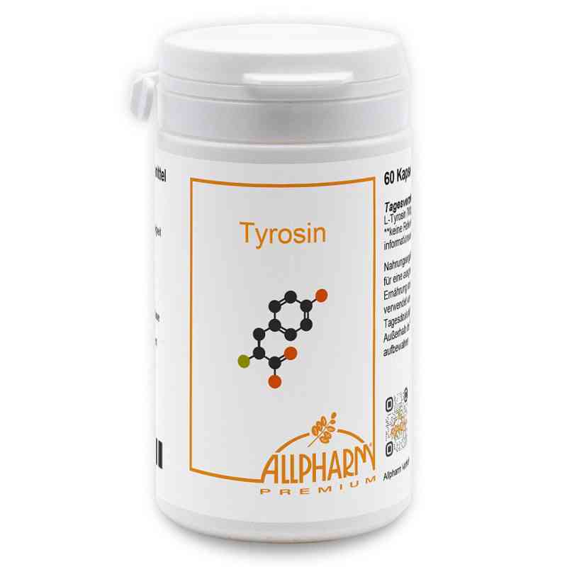 Tyrosin Kapseln 60 stk von ALLPHARM Vertriebs GmbH PZN 09520511