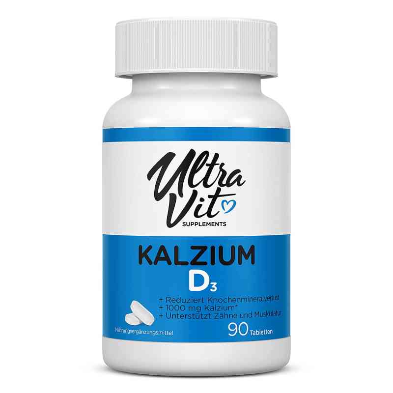 UltraVit Kalzium D3 Tabletten 90 stk von VPlab SIA PZN 08107567