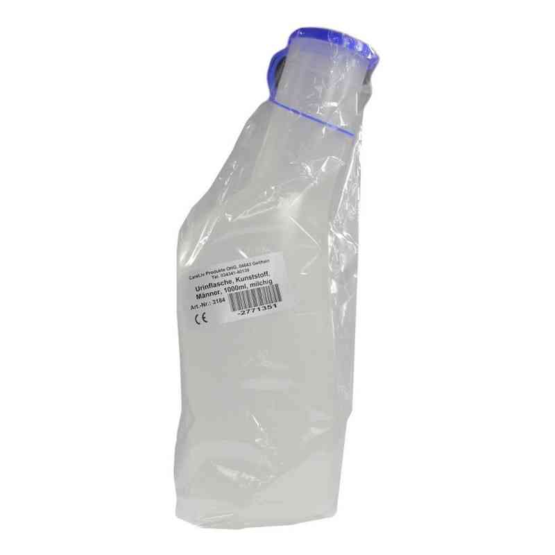 Urinflasche Kst.männer mit Verschl.1000ml milchig 1 stk von Careliv Produkte OHG PZN 02771351