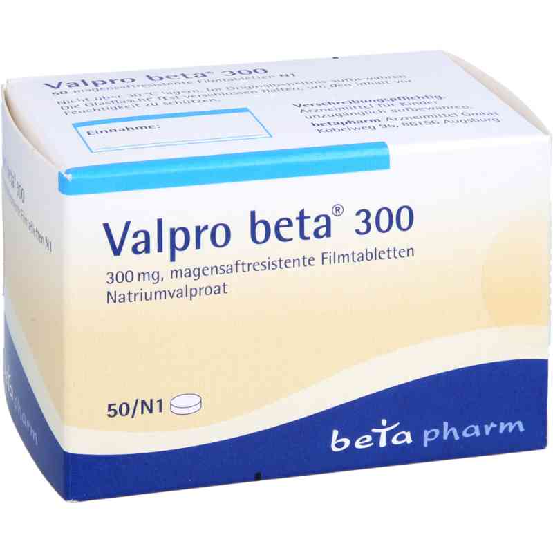 Valpro Beta 300 magensaftresistente Filmtabletten 50 stk