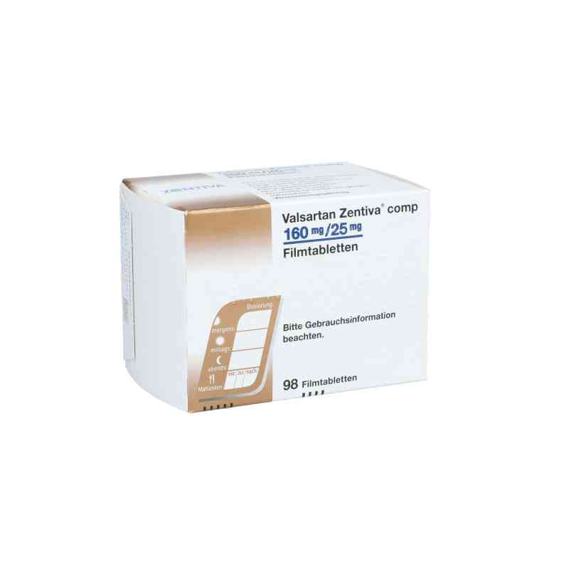 Valsartan Zentiva comp 160mg/25mg 98 stk von Zentiva Pharma GmbH PZN 08409527