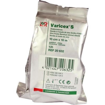 Varicex S Zinkleimbinde 10mx10cm 20632 1 stk von Lohmann & Rauscher GmbH & Co.KG PZN 06621269