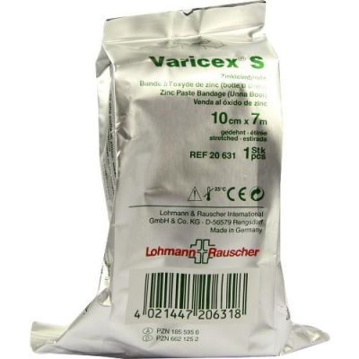 Varicex S Zinkleimbinde 7mx10cm 20631 1 stk von Lohmann & Rauscher GmbH & Co.KG PZN 06621252