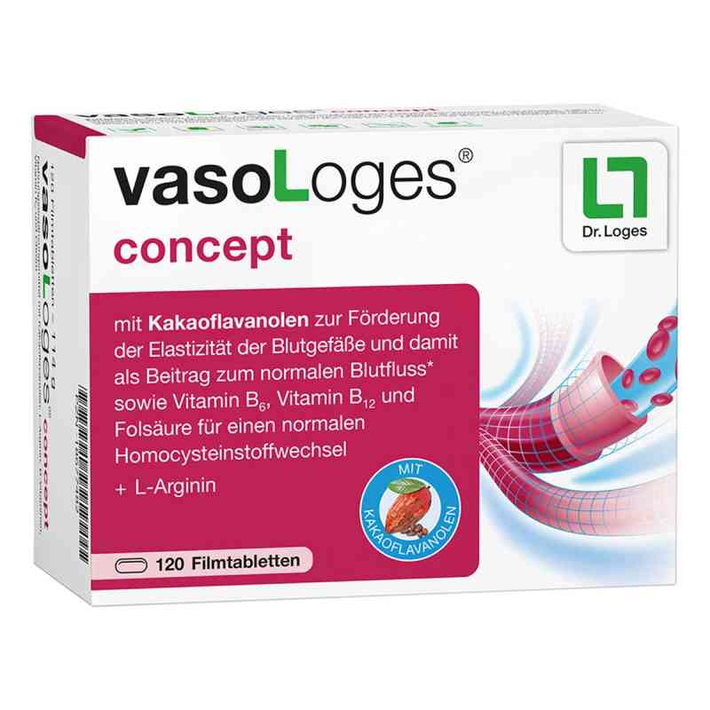 Vasologes Concept Filmtabletten 120 stk von Dr. Loges + Co. GmbH PZN 18677482