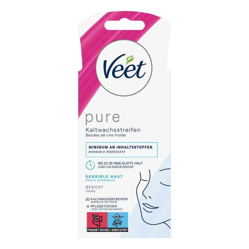 Veet Kaltwachs-streifen Gesicht 20 stk von Reckitt Benckiser Deutschland GmbH PZN 07768508