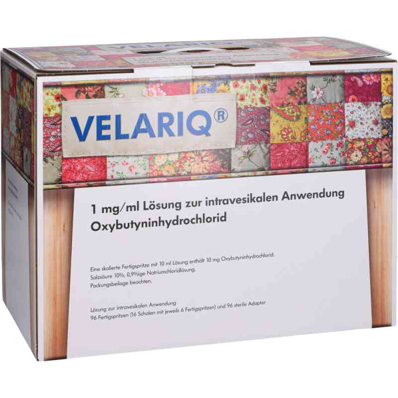 Velariq 1 Mg/ml Lösung zur, zum intravesik.anw.fer M.adapter 96 stk von MEDICE Arzneimittel Pütter GmbH&Co.KG PZN 18436933