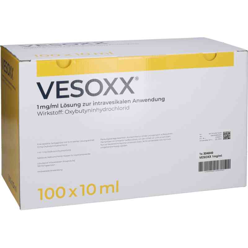 Vesoxx 1 Mg/ml Lösung zur, zum intravesikalen Anw.fertigspr. 100X10 ml von Farco-Pharma GmbH PZN 16941443