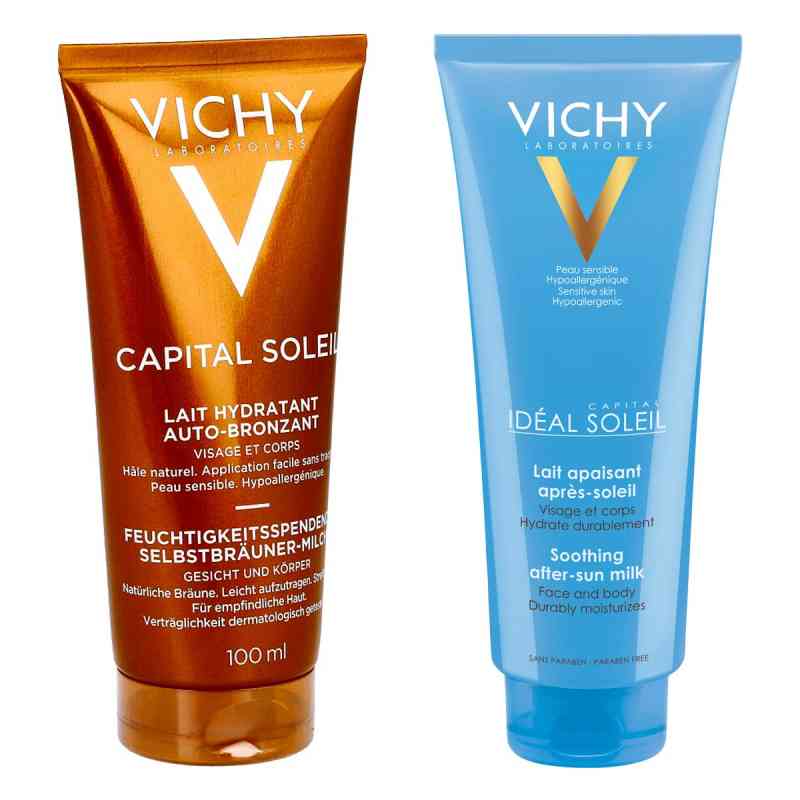 Vichy Capital Soleil Selbstbräuner + Capital Soleil Milch 1 Pck von L'Oreal Deutschland GmbH PZN 08102912