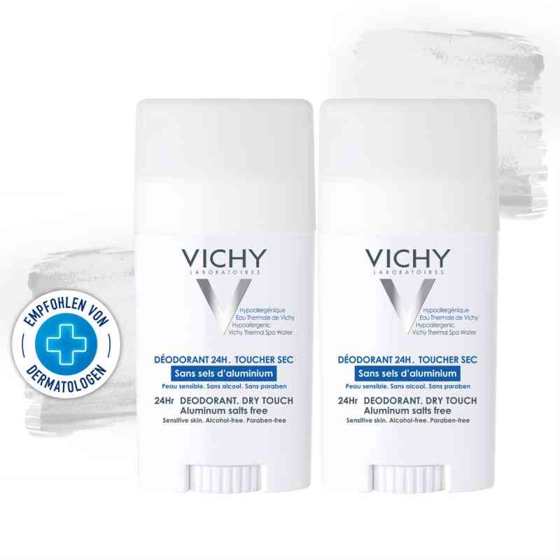 Vichy Deo Stick hautberuhigend 2X40 ml von L'Oreal Deutschland GmbH Geschäftsbereich VICHY PZN 06587443