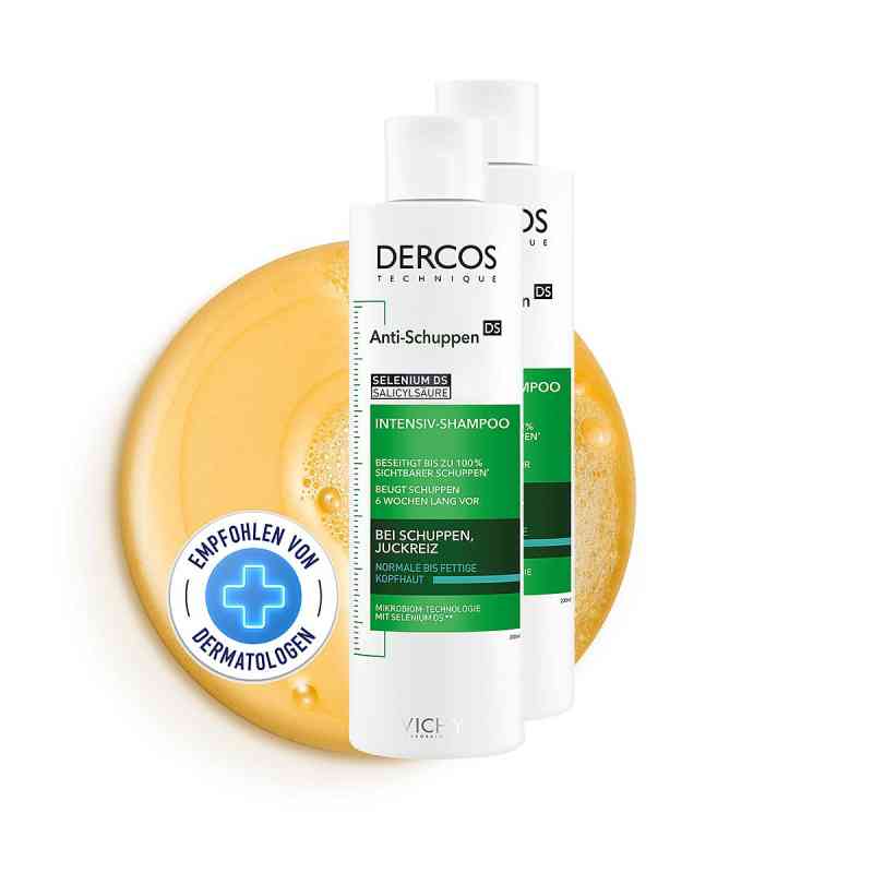 Vichy Dercos Anti-schuppen Shampoo Fett.kopfhaut 2x200 ml von L'Oreal Deutschland GmbH Geschäftsbereich VICHY PZN 08104265