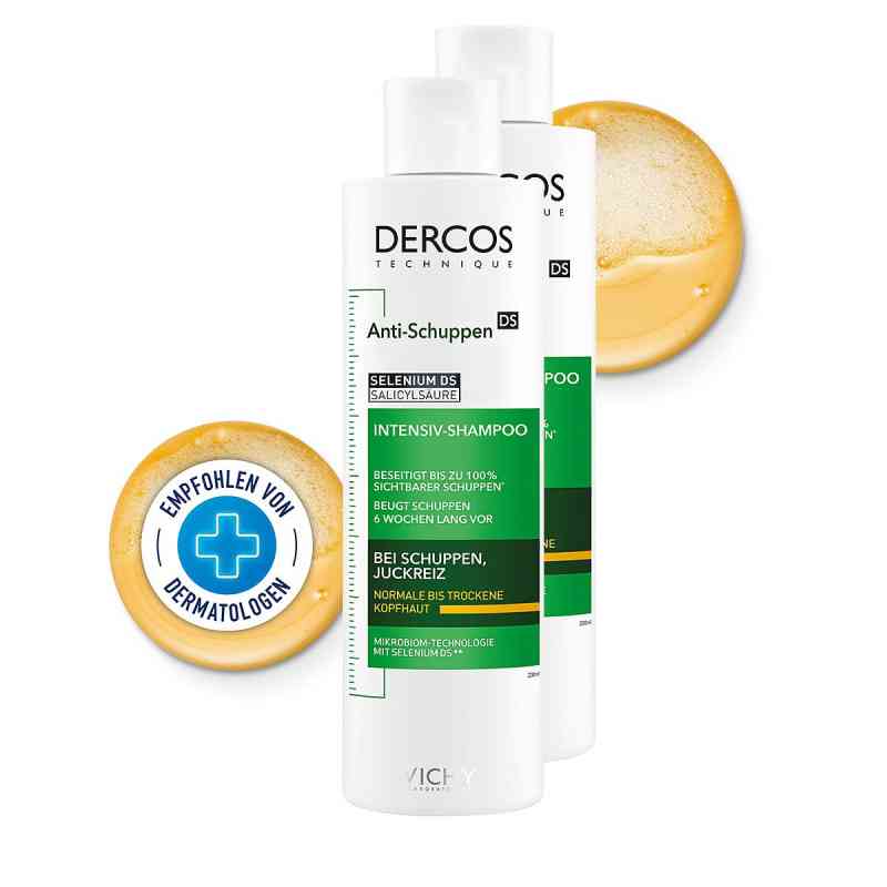 Vichy Dercos Anti-schuppen Shampoo Trock.kopfhaut 2x200 ml von L'Oreal Deutschland GmbH Geschäftsbereich VICHY PZN 08104266