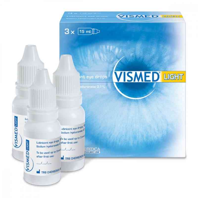 Vismed light Augentropfen 3X15 ml von TRB Chemedica AG PZN 06149192
