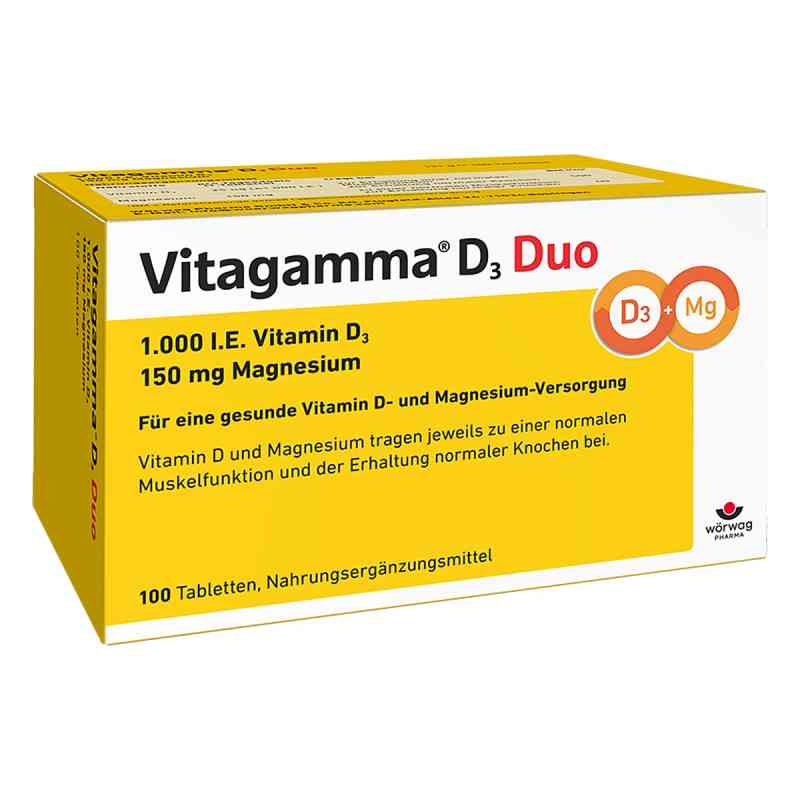 Vitagamma D3 Duo 1.000 I.e Vitamine d3 150mg Magnes.nem 100 stk von Wörwag Pharma GmbH & Co. KG PZN 11141206