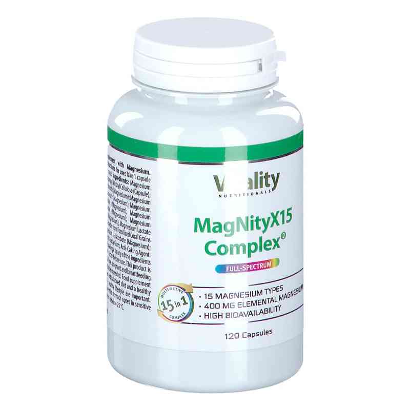 Vitality Nutritionals MagNityX15 Complex Kapseln 120 stk von Vision Healthcare B.V. PZN 20212170