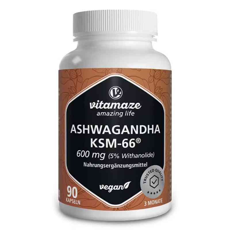 Vitamaze Ashwagandha 600 mg KSM-66 Kapseln 90 stk von Vitamaze GmbH PZN 20038134