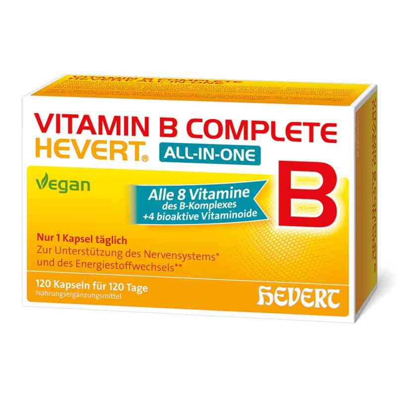 Vitamin B Complete Hevert All-in-one Kapseln 120 stk von Hevert-Arzneimittel GmbH & Co. KG PZN 19214755