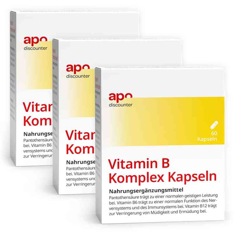 Vitamin B Komplex Kapseln von apodiscounter 3x 60 stk