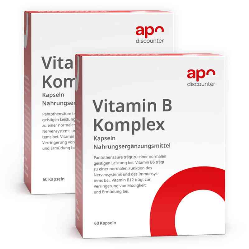 Vitamin B Komplex Kapseln von apodiscounter 2x60 stk von apo.com Group GmbH PZN 08101835