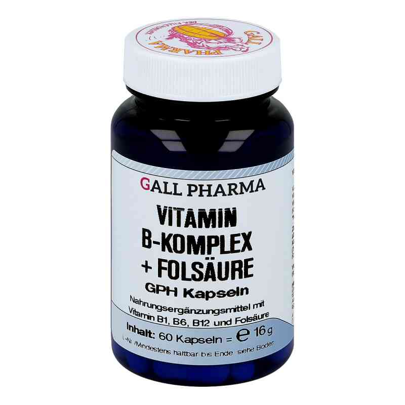 Vitamin B Komplex+folsäure Kapseln 60 stk von Hecht-Pharma GmbH PZN 03379603