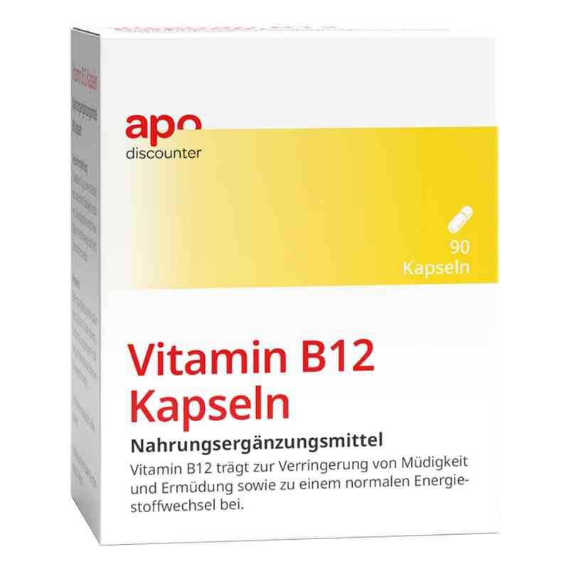 Vitamin B12 Kapseln von apodiscounter 90 stk von apo.com Group GmbH PZN 16498798