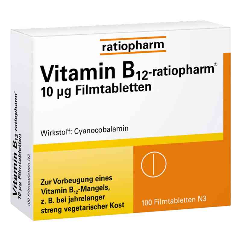 Vitamin B12 ratiopharm 10 µg Filmtabletten 100 stk von ratiopharm GmbH PZN 08735267