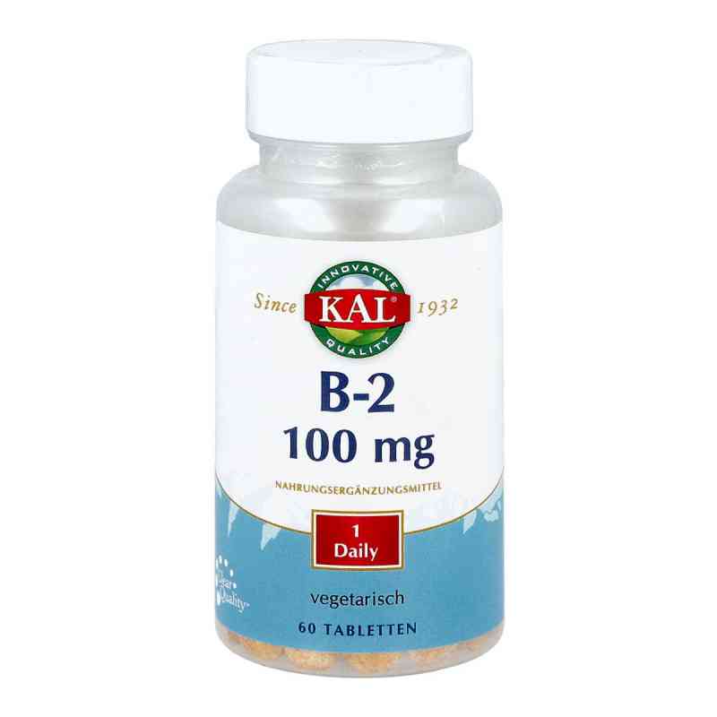 Vitamin B2 Riboflavin 100 mg Tabletten 60 stk von Supplementa GmbH PZN 13895116