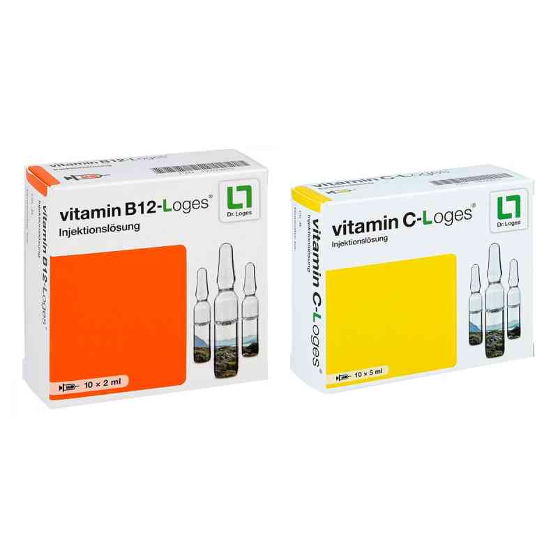 Vitamin C-loges + Vitamin B12-loges Injektionslösung Ampullen 1 Pck von  PZN 08105083